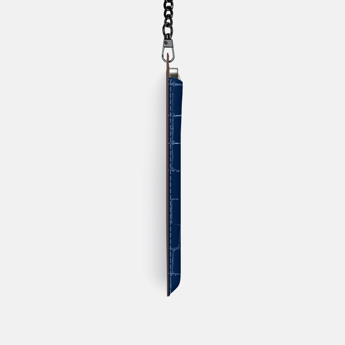 Crossbody Bag For iPhone 18 Pro In Shiny Alligator -4 | Mediterranean-Black