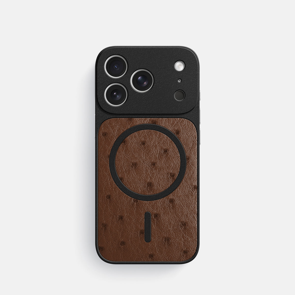 MagSafe Mask For iPhone 17 Pro In Ostrich -3 | Chocolate