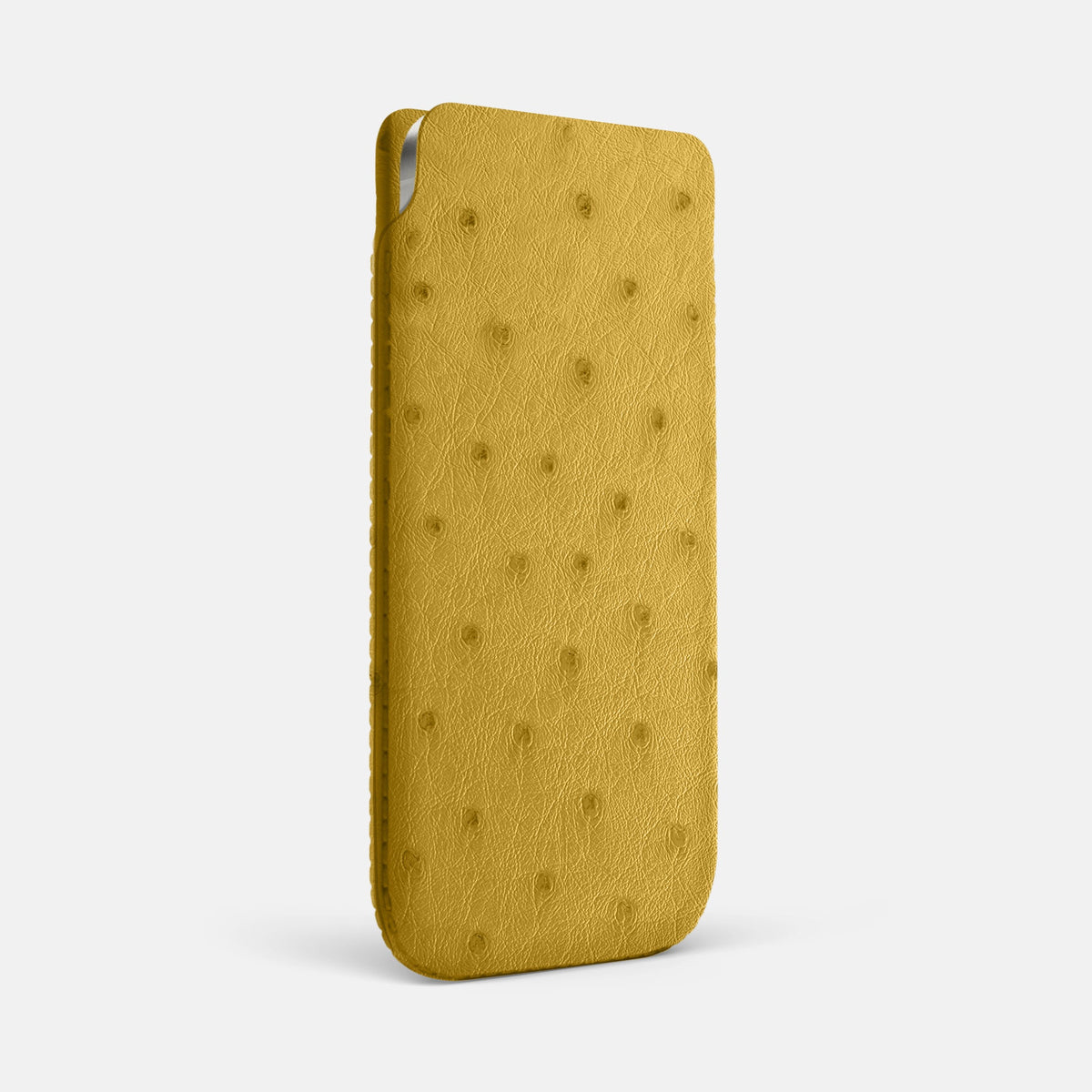 Pouch Case For iPhone 18 Pro Max In Ostrich -2 | Gold