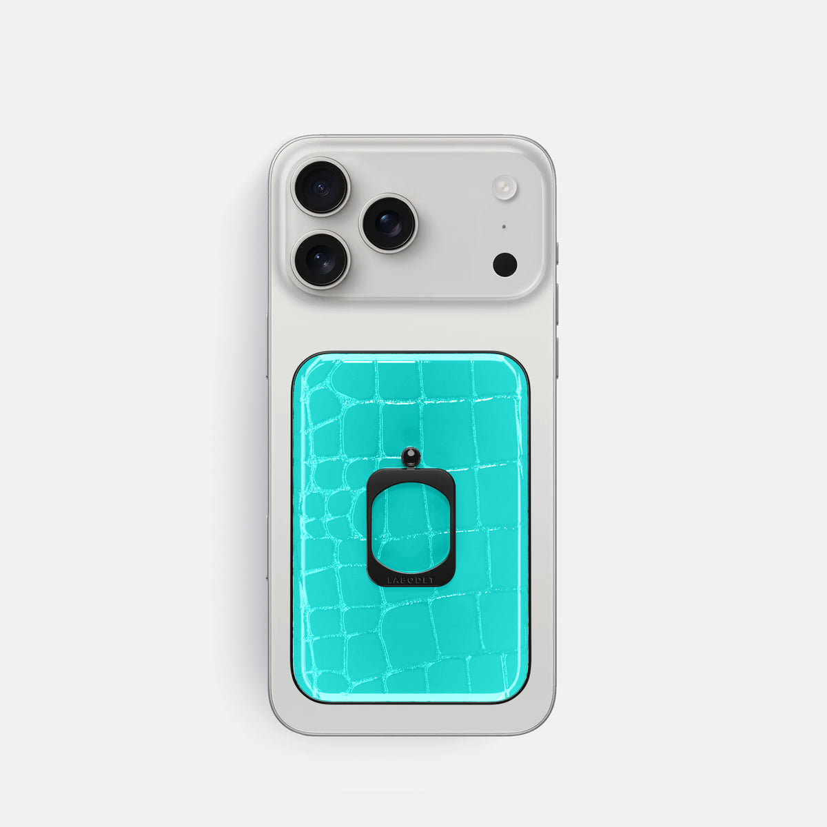 MagSafe Ring For iPhone 17 Pro In Shiny Alligator -2 | Mint-Black