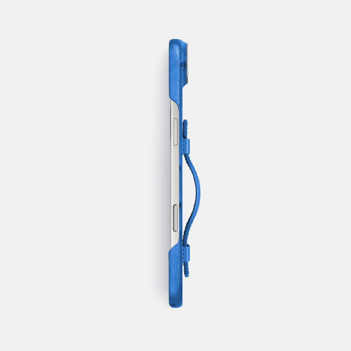 Handle Case For iPhone 17 Air In Ostrich -3 | Royal-Blue-Steel