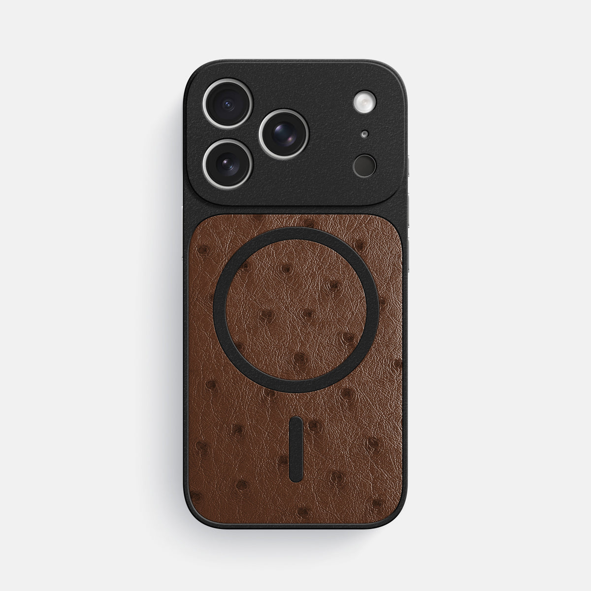 MagSafe Mask For iPhone 17 Pro Max In Ostrich -3 | Chocolate