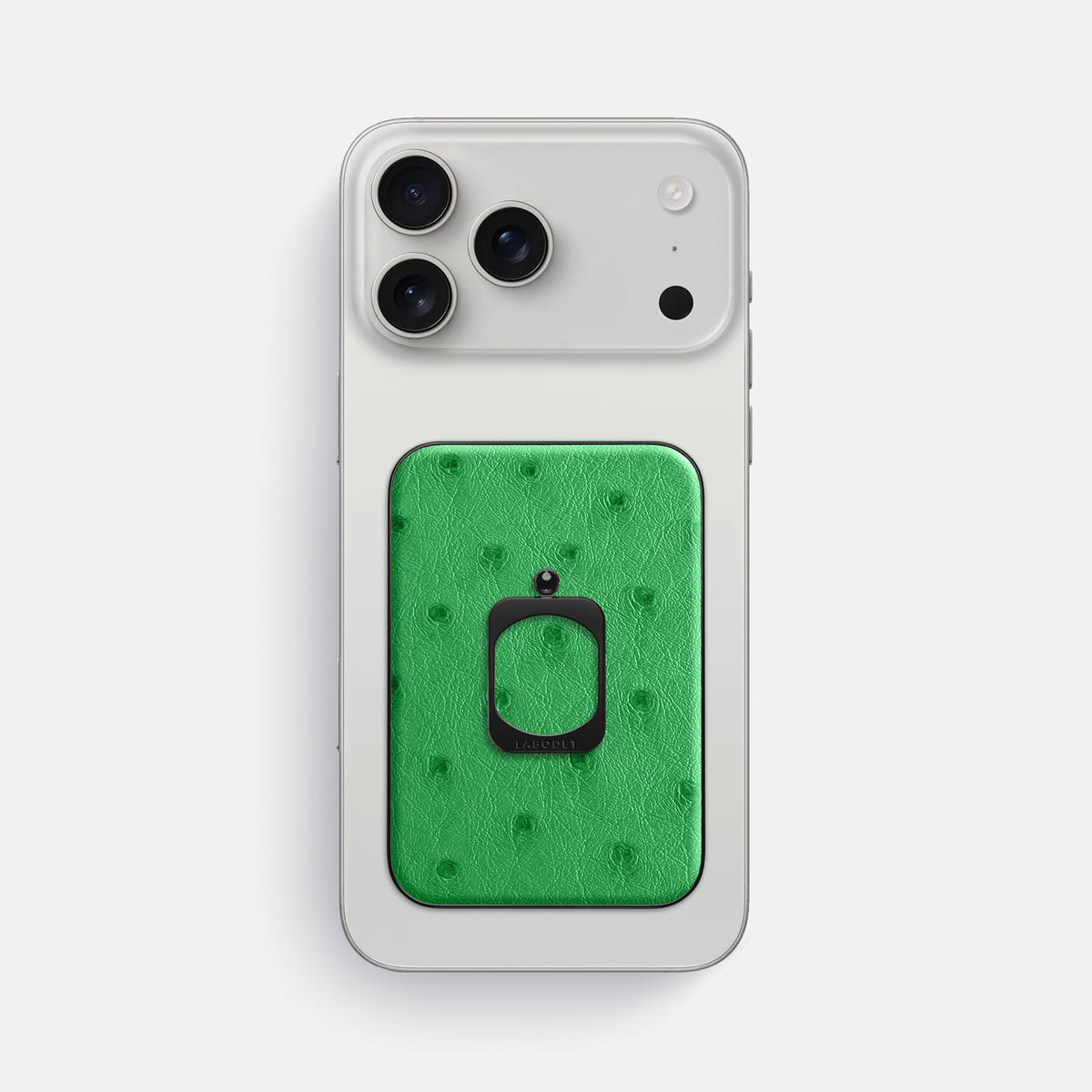 MagSafe Ring For iPhone 17 Pro Max In Ostrich -2 | Kentucky-Green-Black