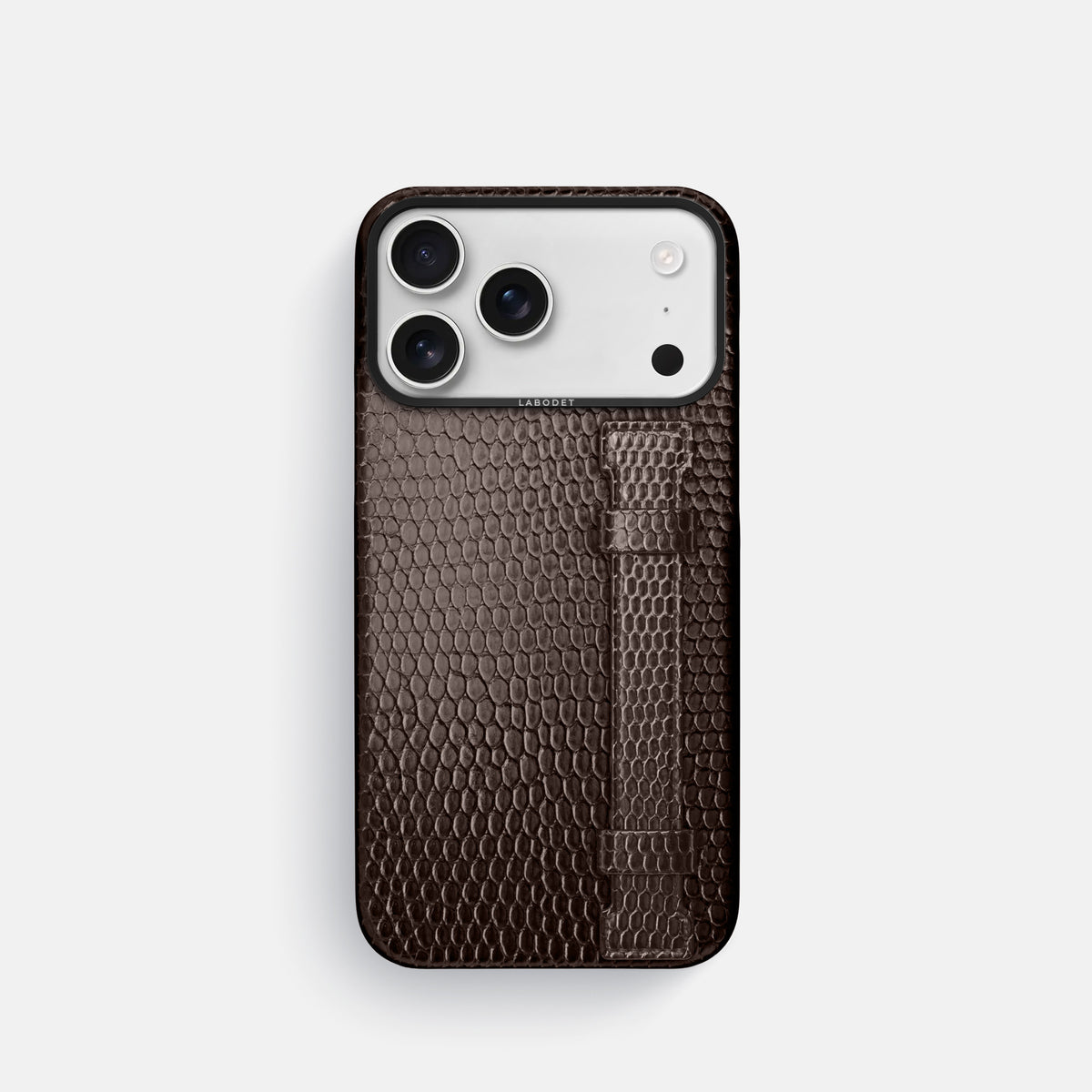 Handle Case For iPhone 17 Pro In Lizard -1 | Brown-Black