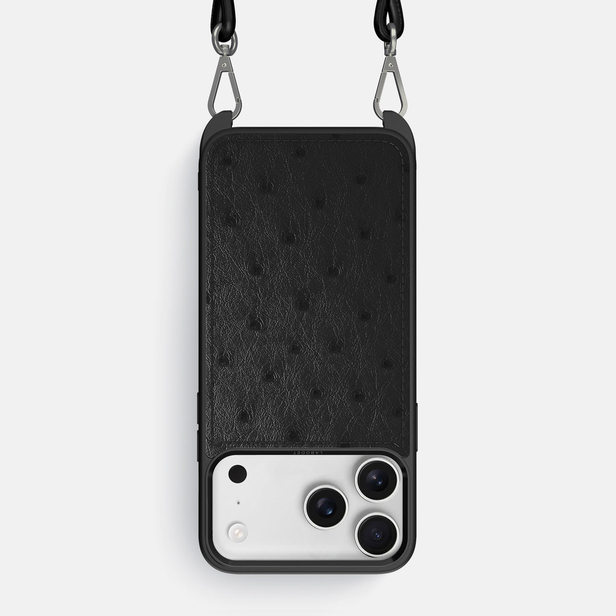 Crossbody Sport Case For iPhone 17 Pro Max In Ostrich -1 | Black