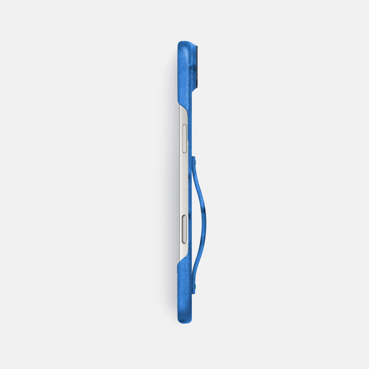 Finger Case For iPhone 17 Air In Ostrich -3 | Royal-Blue-Black