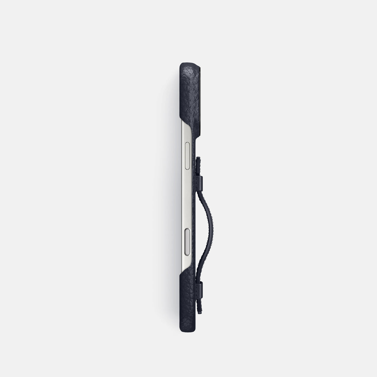 Handle Case For iPhone 17 Pro In Calf -3 | Marine-Black