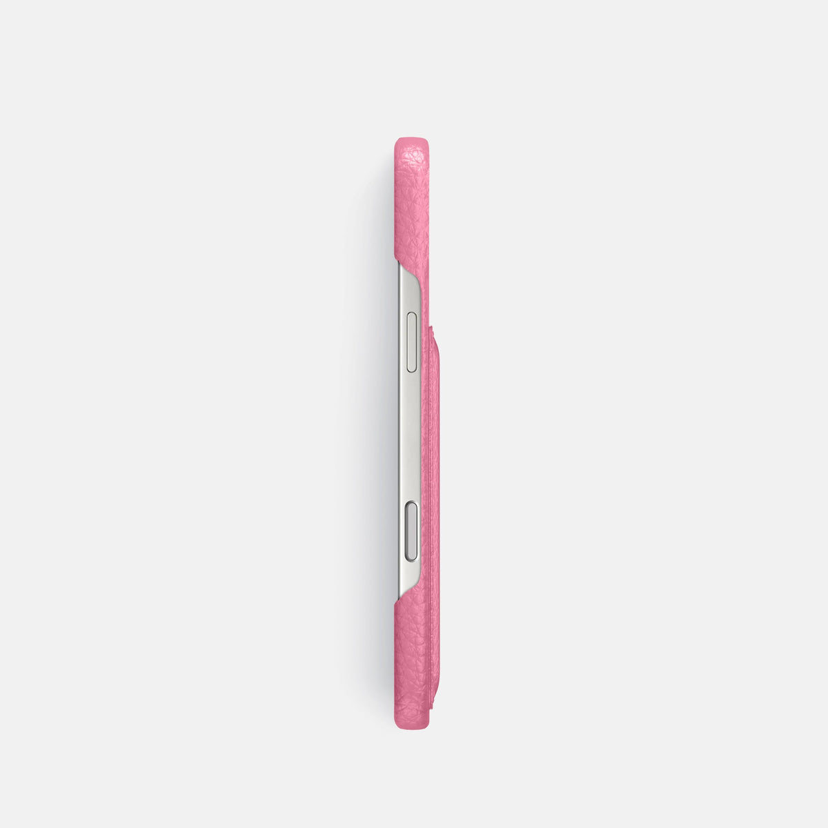 Slim Card Case For iPhone 18 Pro In Calf -3 | Pink
