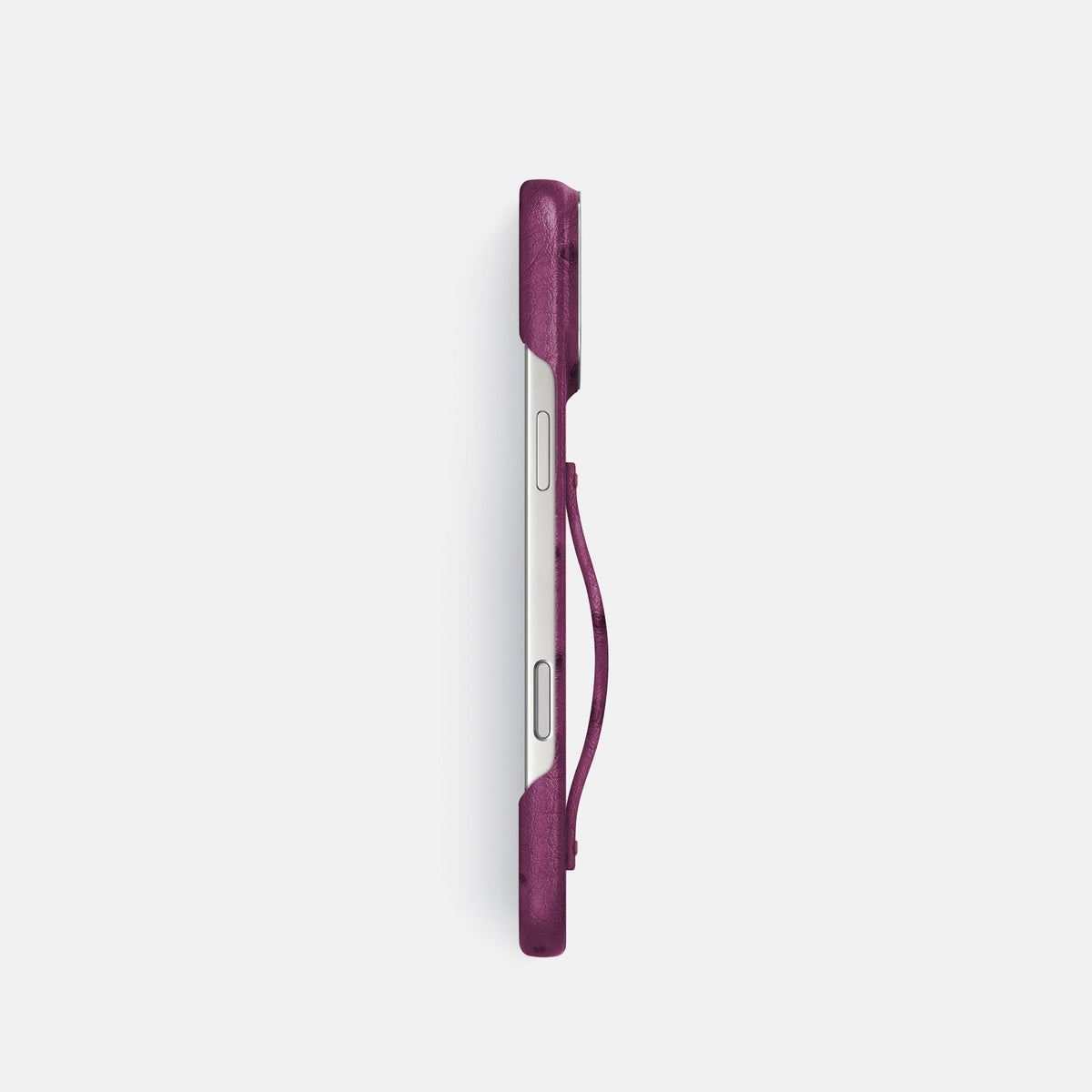 Finger Case For iPhone 18 Pro In Ostrich -3 | Purple-Steel