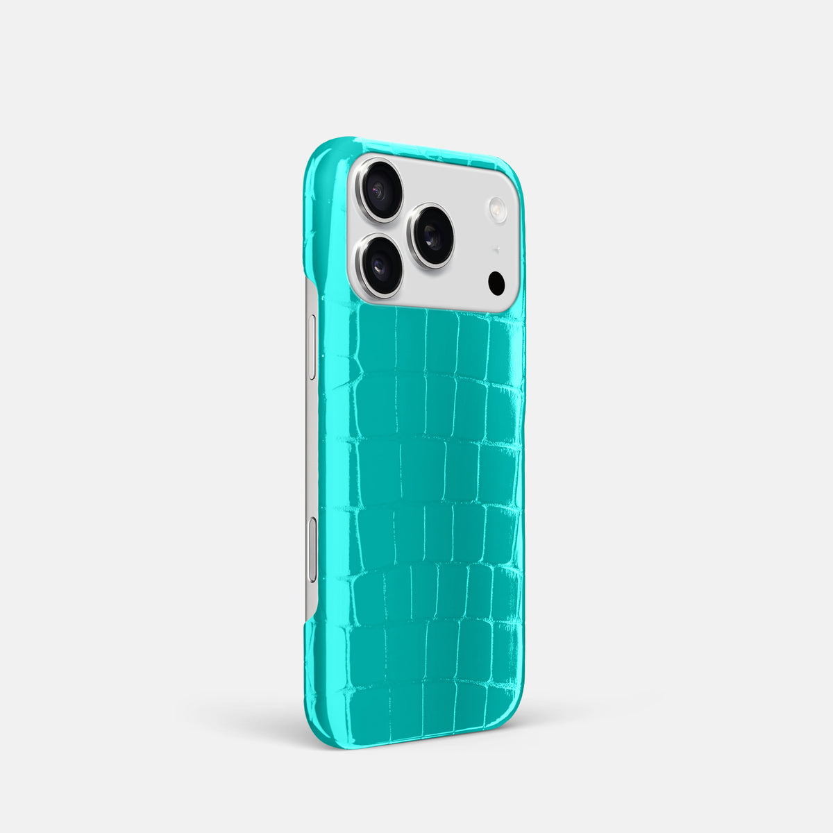 Slim Case For iPhone 17 Pro In Shiny Alligator -2 | Mint