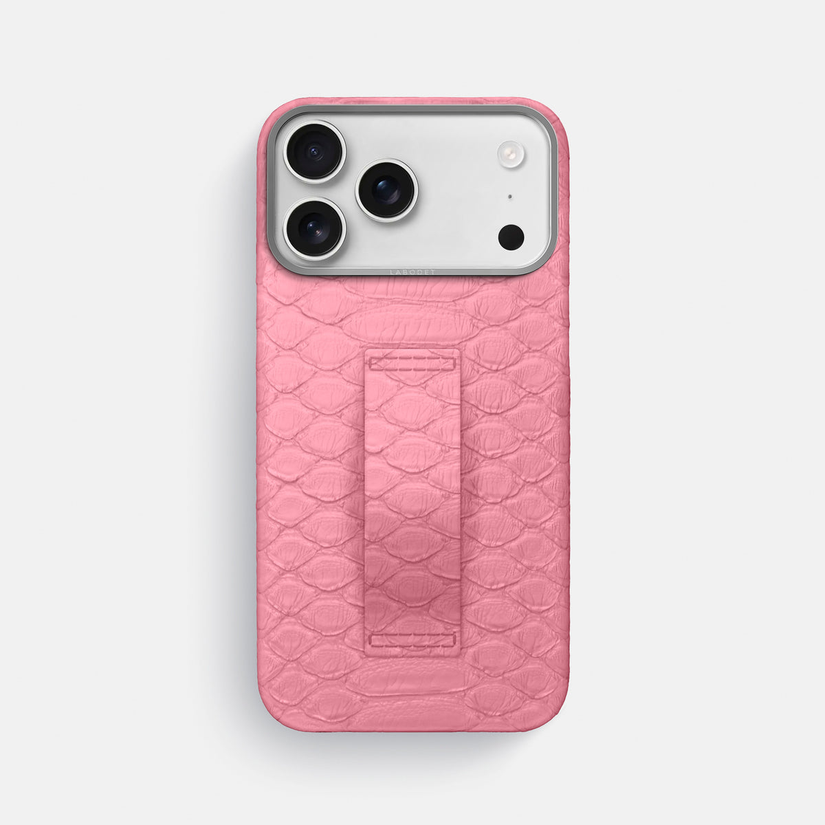 Finger Case For iPhone 17 Pro Max In Python -1 | Pink-Steel