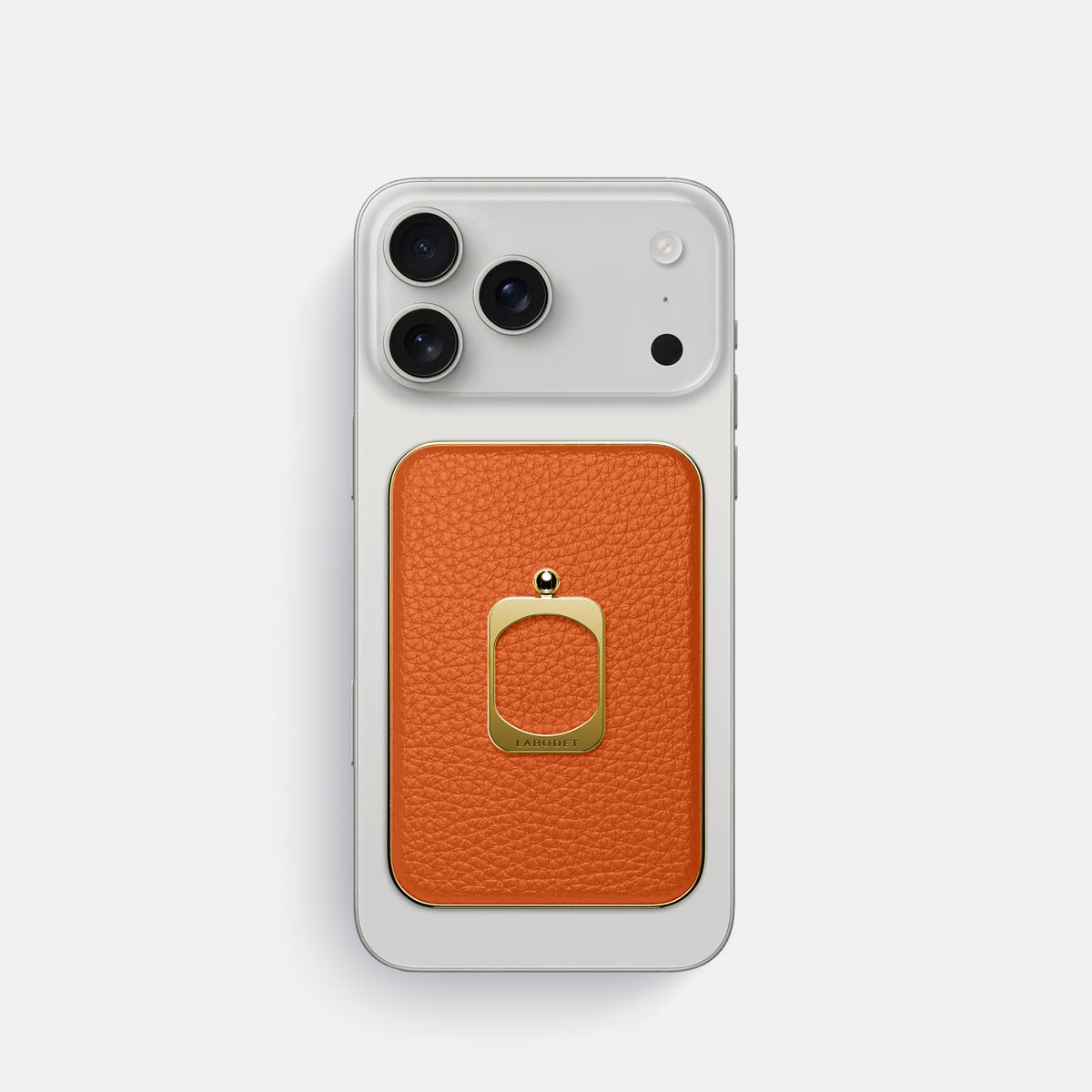 MagSafe Ring For iPhone 17 Pro In Calf -2 | Orange-Gold