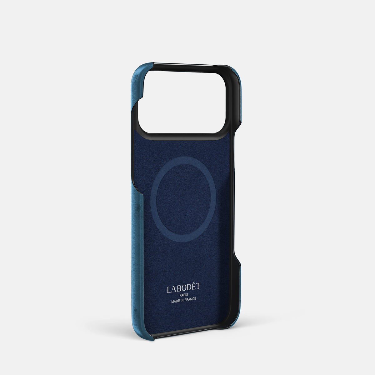 Slim Case For iPhone 17 Pro In Ostrich -4 | Blue-Jeans