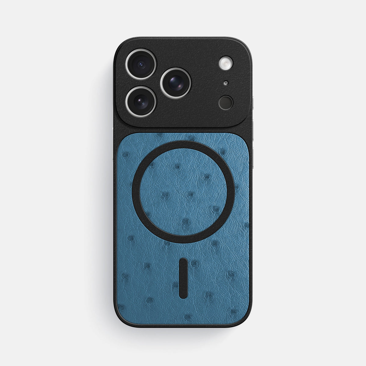 MagSafe Mask For iPhone 18 Pro Max In Ostrich -3 | Blue-Jeans