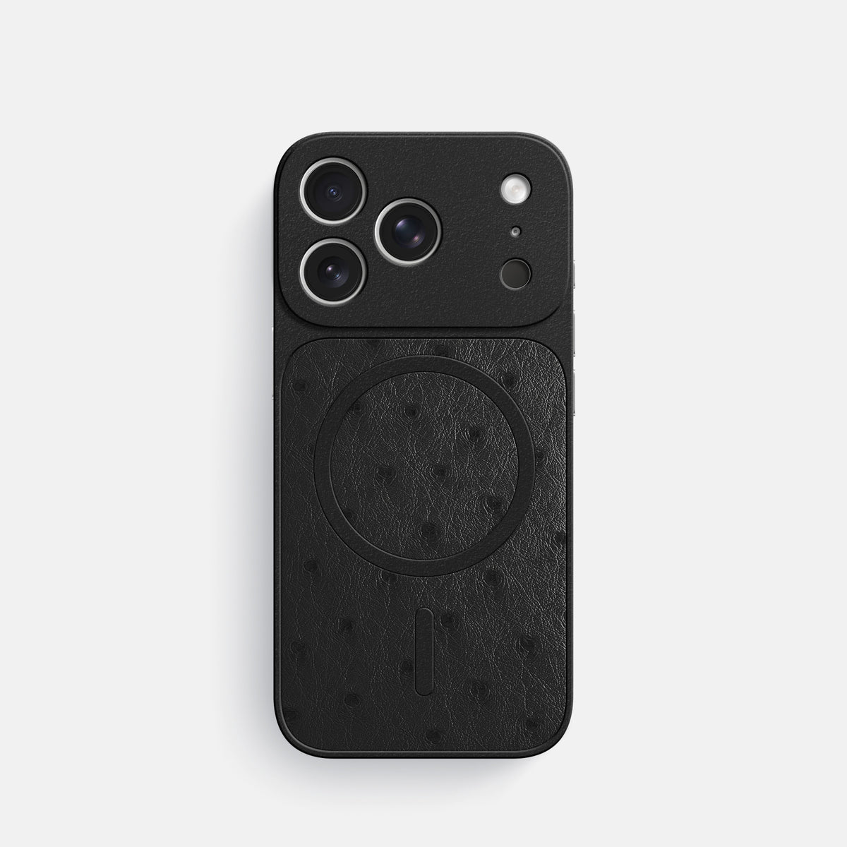 MagSafe Mask For iPhone 17 Pro In Ostrich -3 | Black