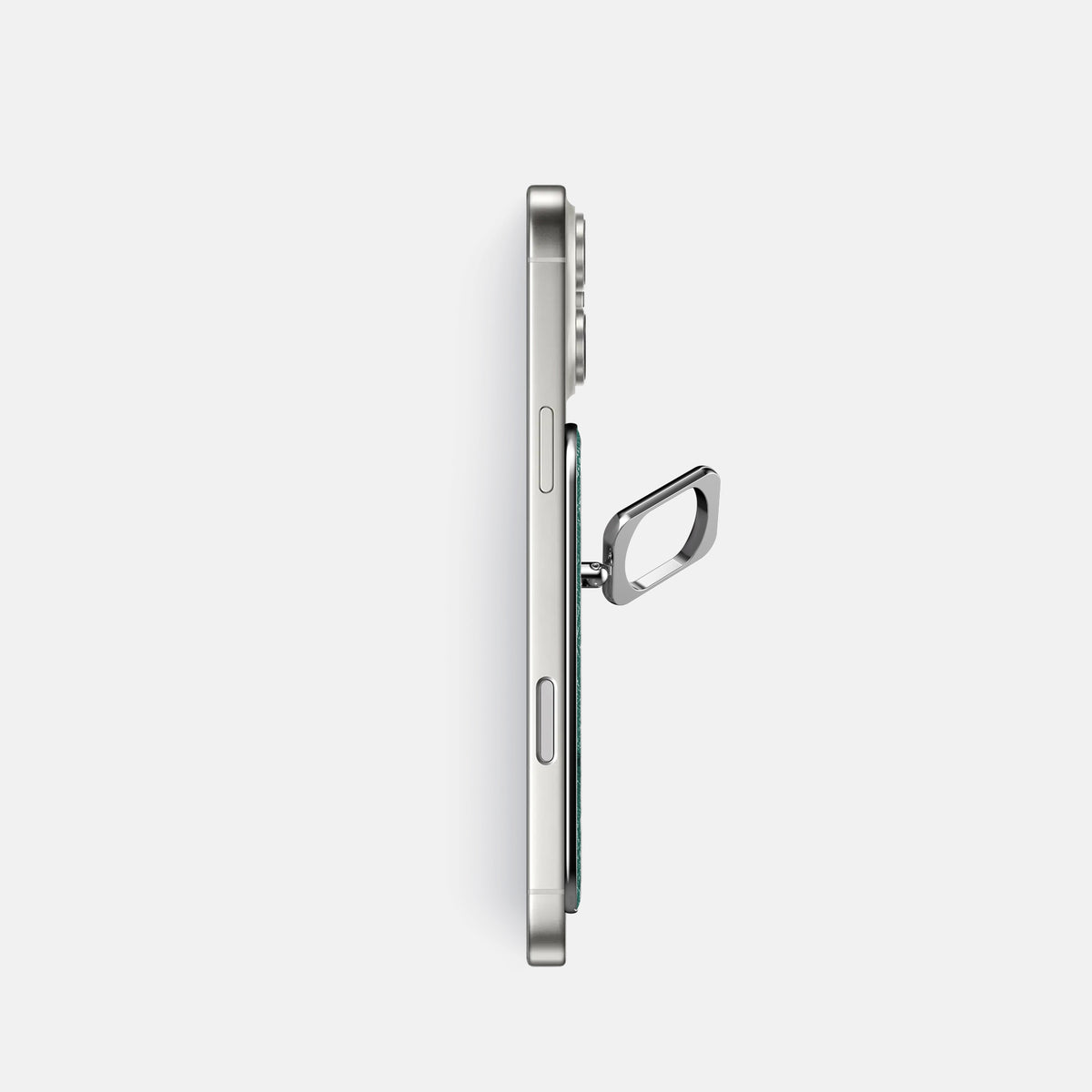 MagSafe Ring For iPhone 17 Pro In Ostrich -3 | Forest-Green-Steel