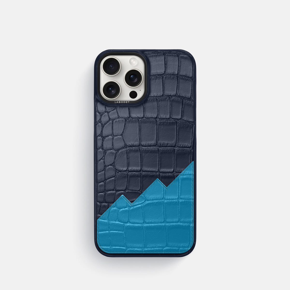 Classic Case With UpOnly For iPhone 16 Pro In Alligator -1 | Navy-Blue-Black