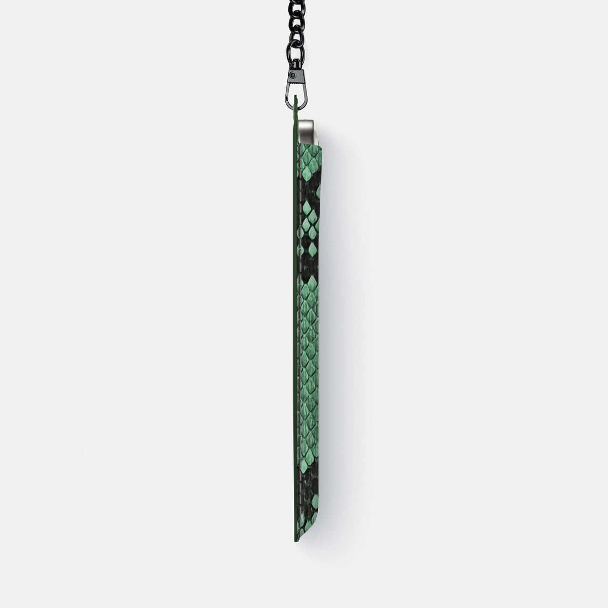 Crossbody Bag For iPhone 18 Pro Max In Deluxe Python -4 | Forest-Green-Black