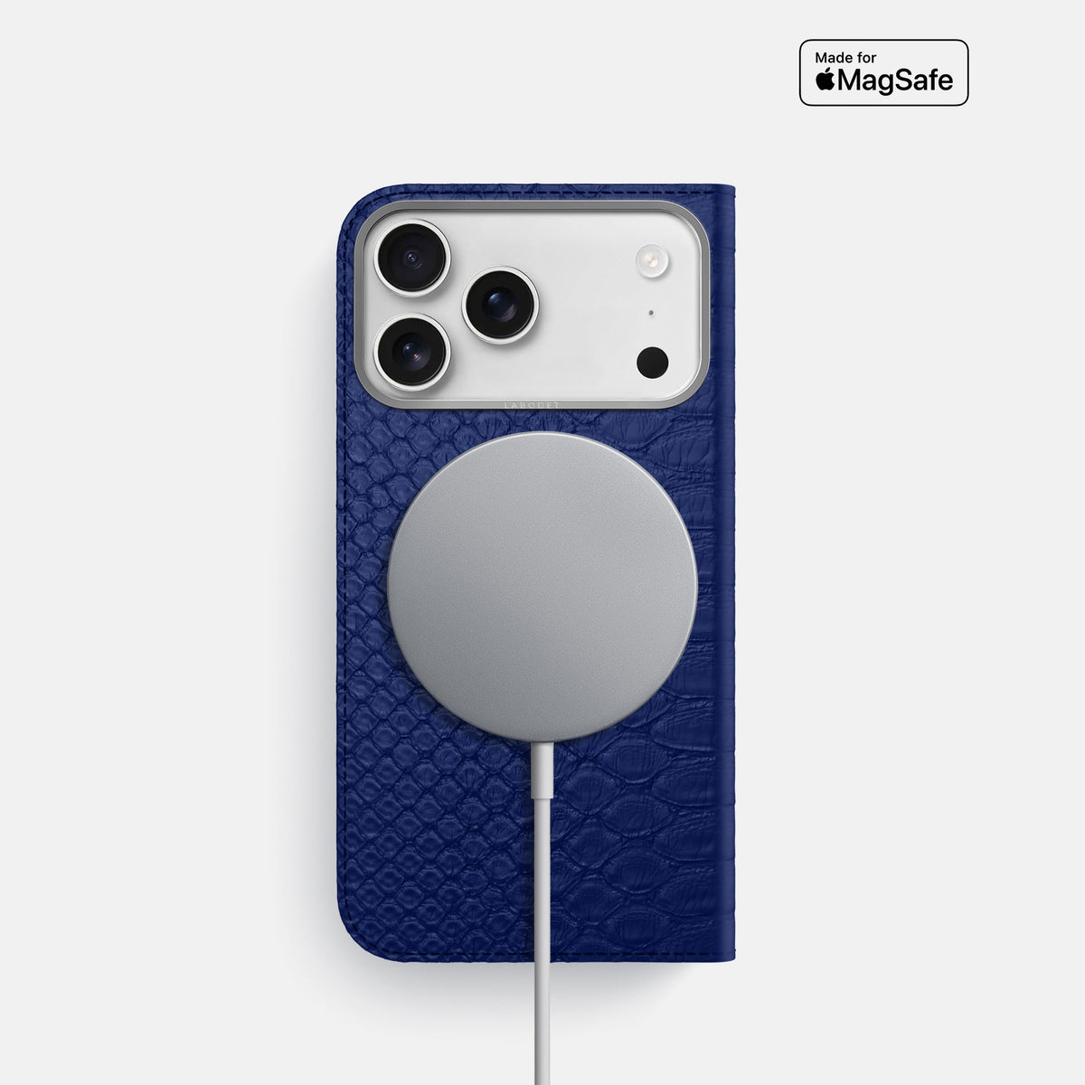 Folio Case For iPhone 18 Pro In Python -3 | Royal-Blue-Steel