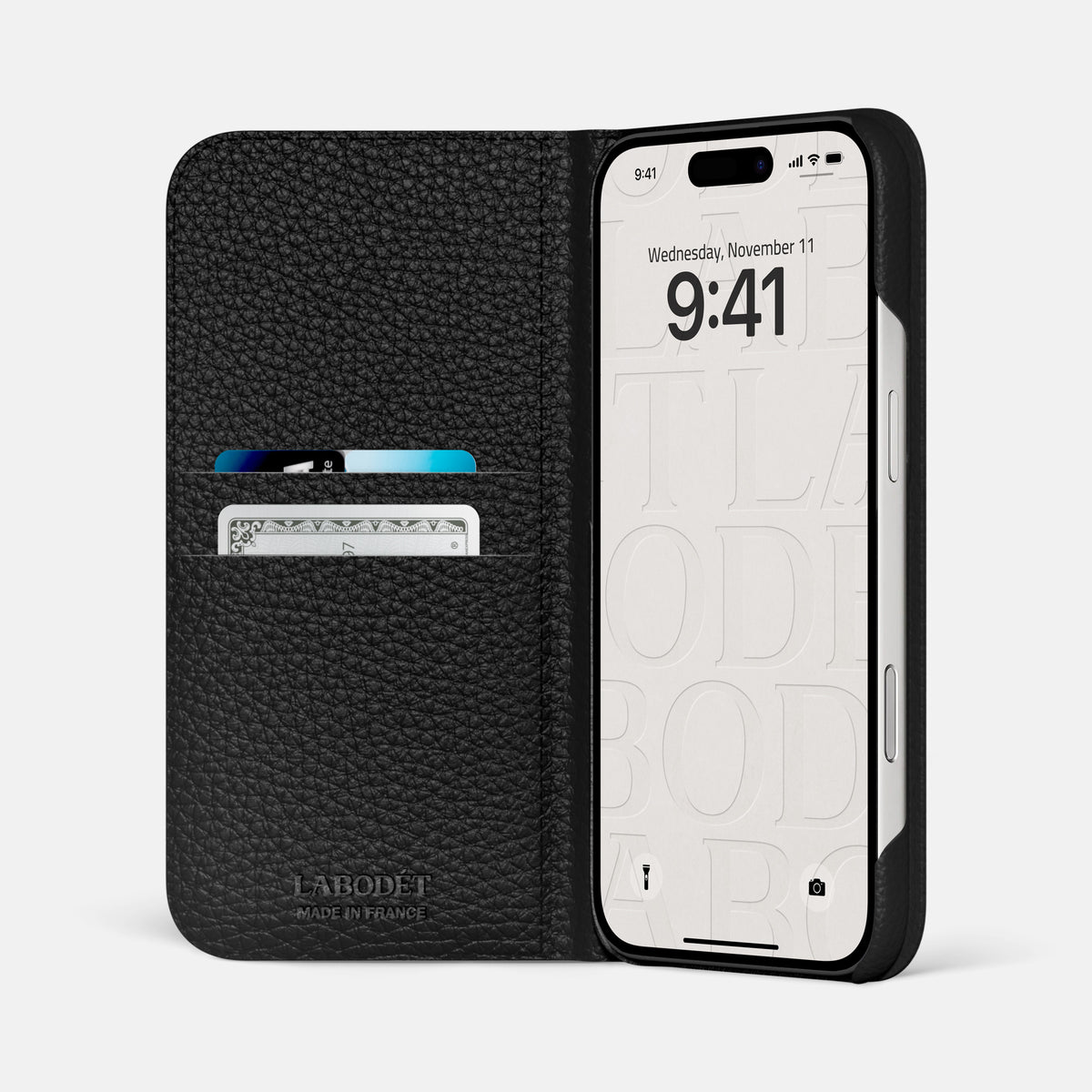 Folio Case For iPhone 17 Air In Alligator -2 | Black-Gold