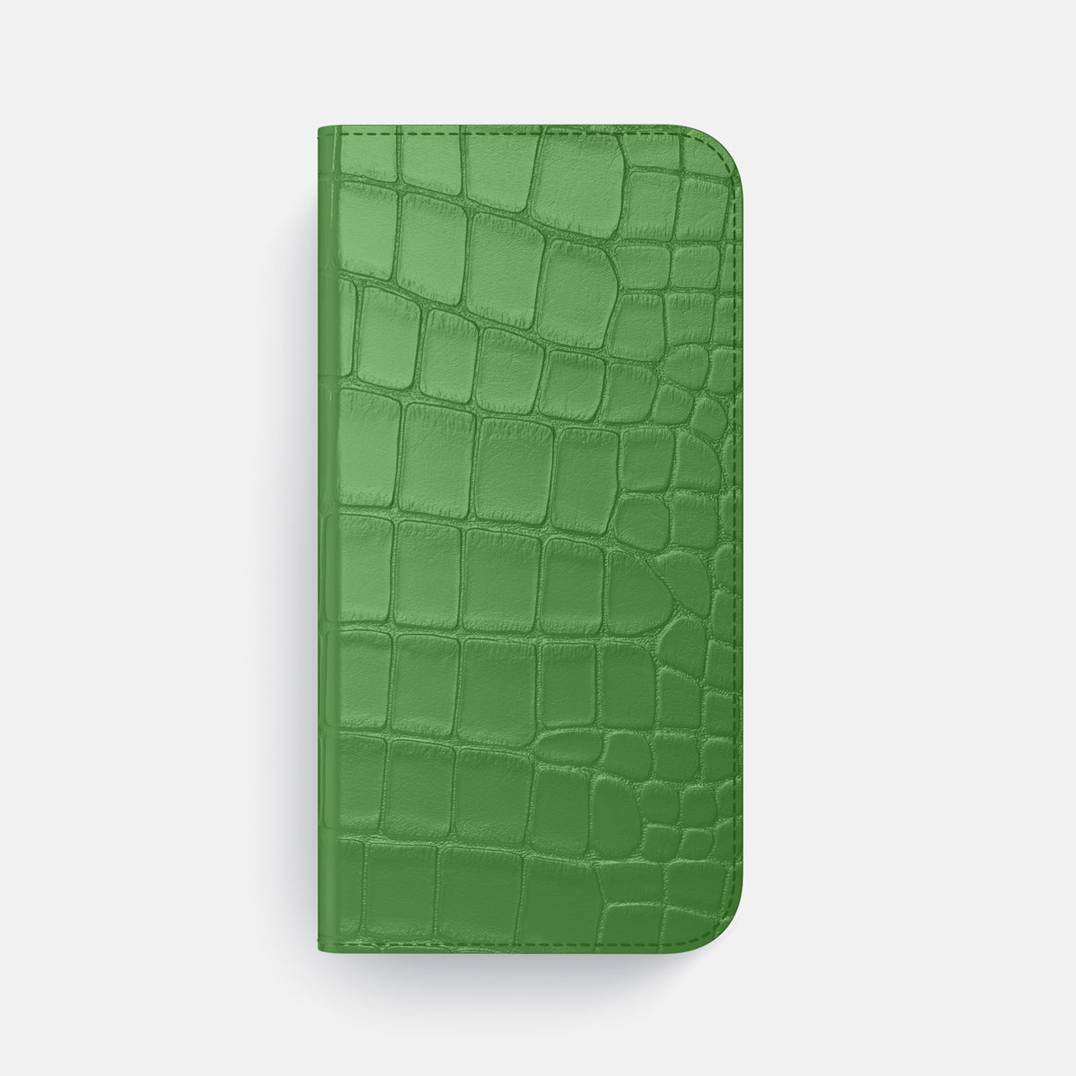 Folio Case For iPhone 17 Pro Max In Alligator -4 | Apple-Green-Steel