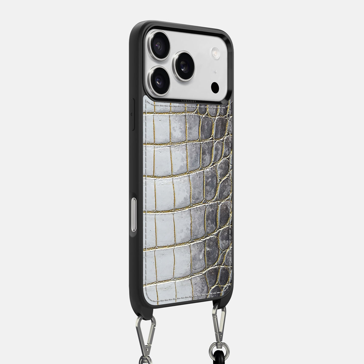 Crossbody Sport Case For iPhone 18 Pro Max In Himalayan Crocodile -2 | Gold