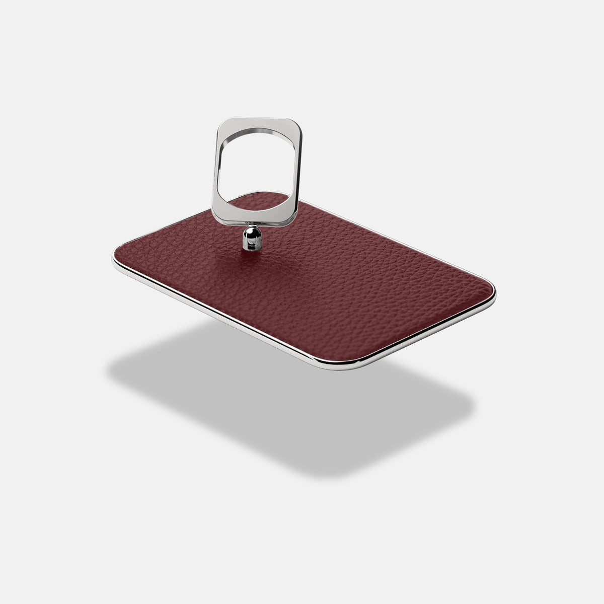 MagSafe Ring For iPhone 18 Pro Max In Calf -4 | Bordeaux-Steel