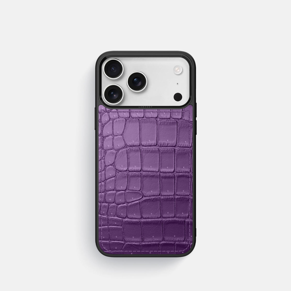 Sport Case For iPhone 18 Pro In Porosus Crocodile -1 | Purple