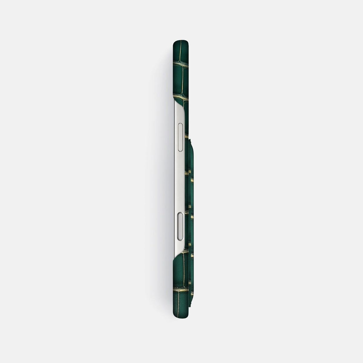 Slim Card Case For iPhone 18 Pro Max In Patina Alligator -3 | Cambridge