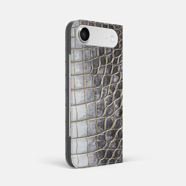 Folio Slim Case For iPhone 17 Air In Himalayan Crocodile
