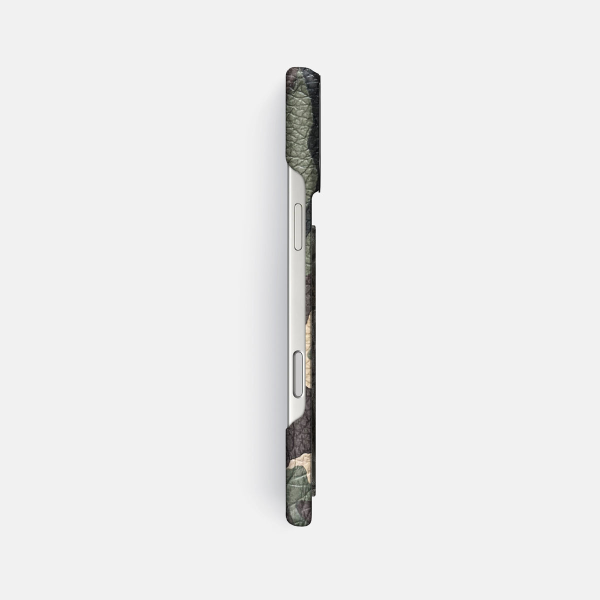 Classic Case With Carbon Dragon For iPhone 17 Pro Max In Calf -3 | Camouflage-Black