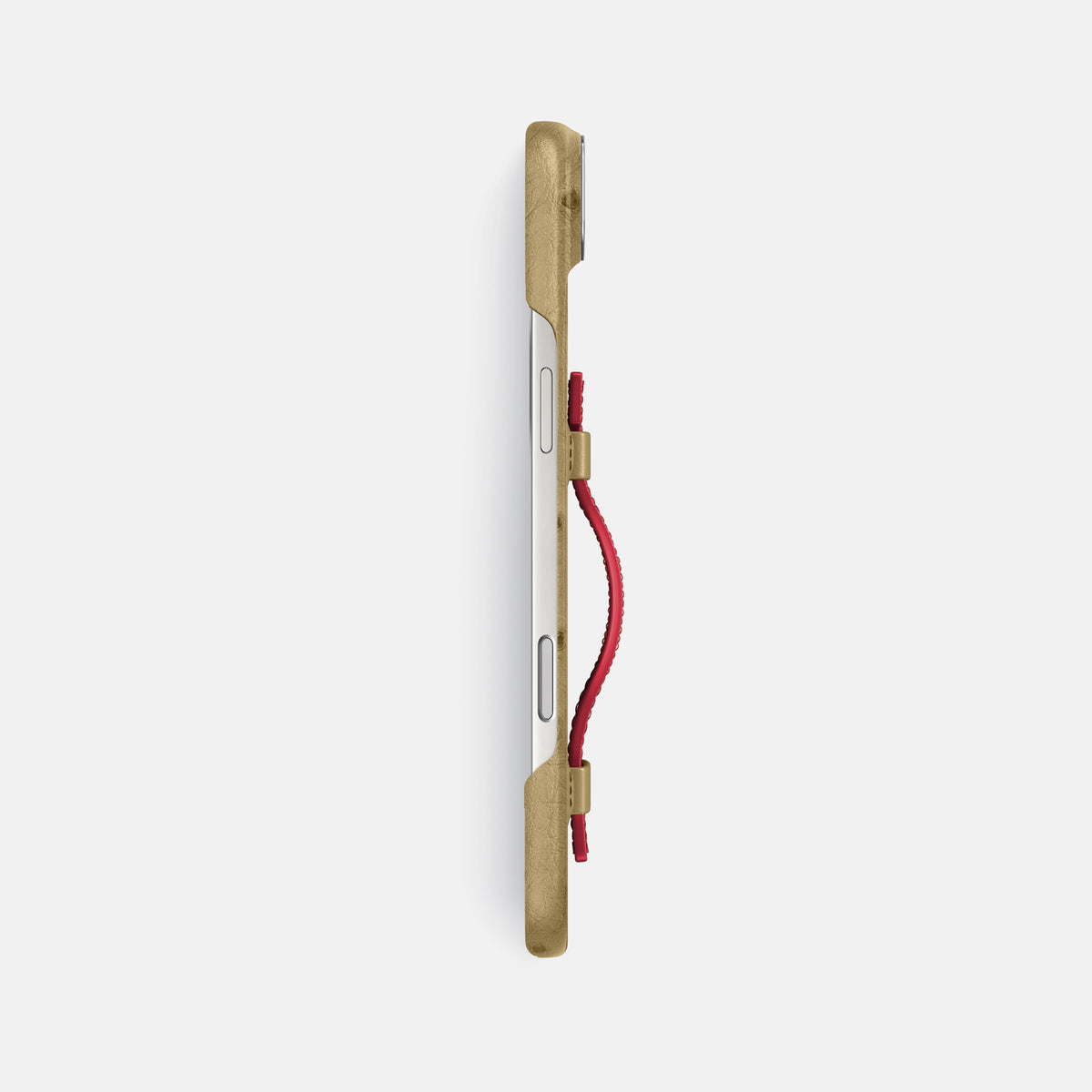 Handle Case Coloré For iPhone 17 Air In Ostrich -3 | Desert-Sand-Steel