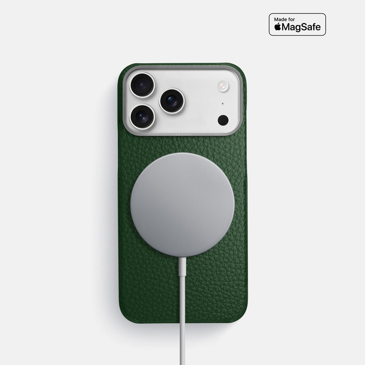 Classic Case For iPhone 18 Pro In Calf -5 | Dark-Green-Steel