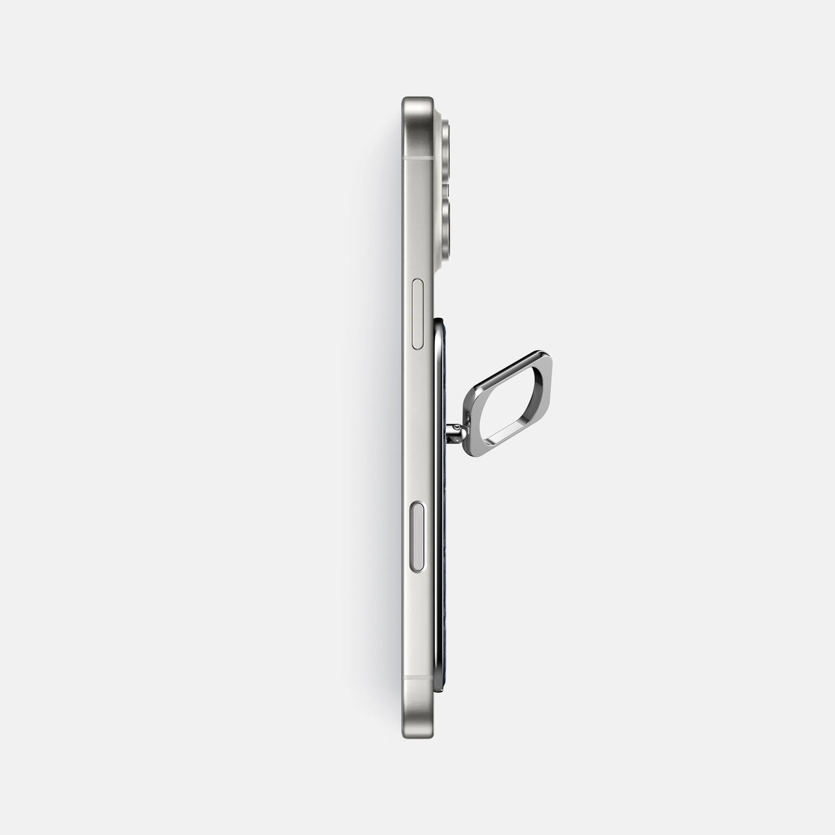 MagSafe Ring For iPhone 17 Pro Max In Porosus Crocodile -3 | Deep-Blue-Sea-Steel
