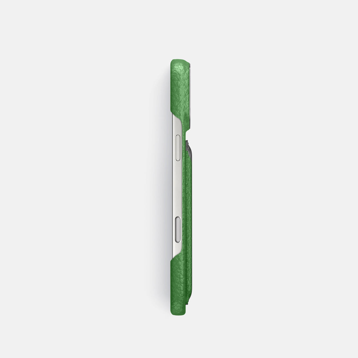 Double Card Case For iPhone 18 Pro In Calf -3 | Herb-Steel