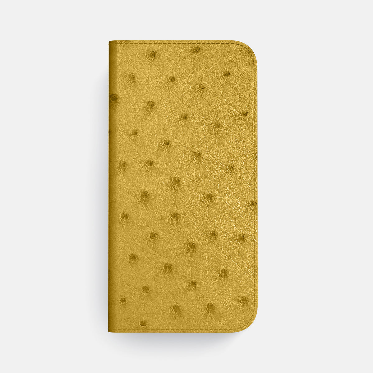 Folio Case For iPhone 17 Air In Ostrich -4 | Gold-Black