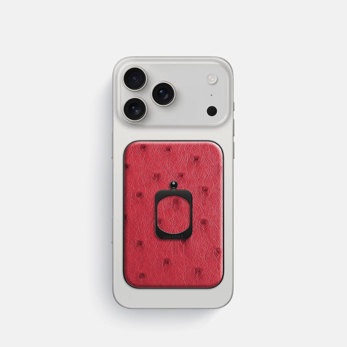MagSafe Ring For iPhone 18 Pro In Ostrich -2 | Red-Black