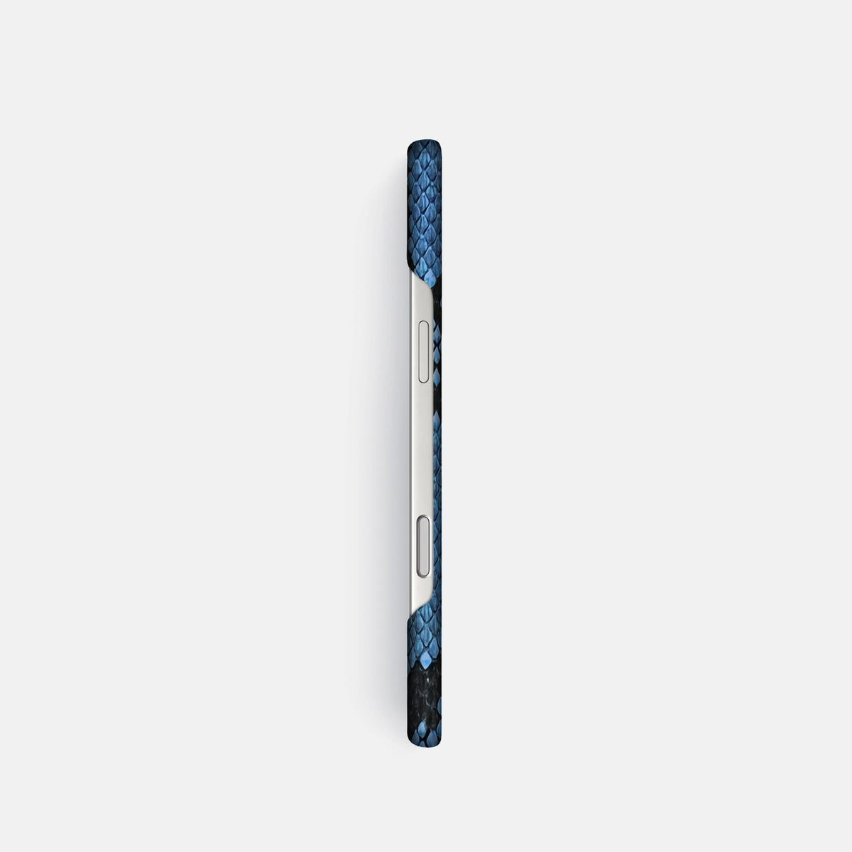 Slim Case For iPhone 18 Pro In Deluxe Python -3 | Blue-Jeans