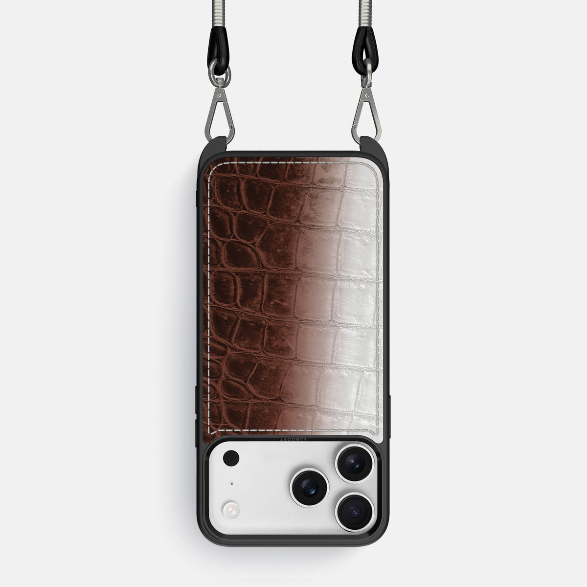 Crossbody Sport Case For iPhone 17 Pro In Himalayan Crocodile