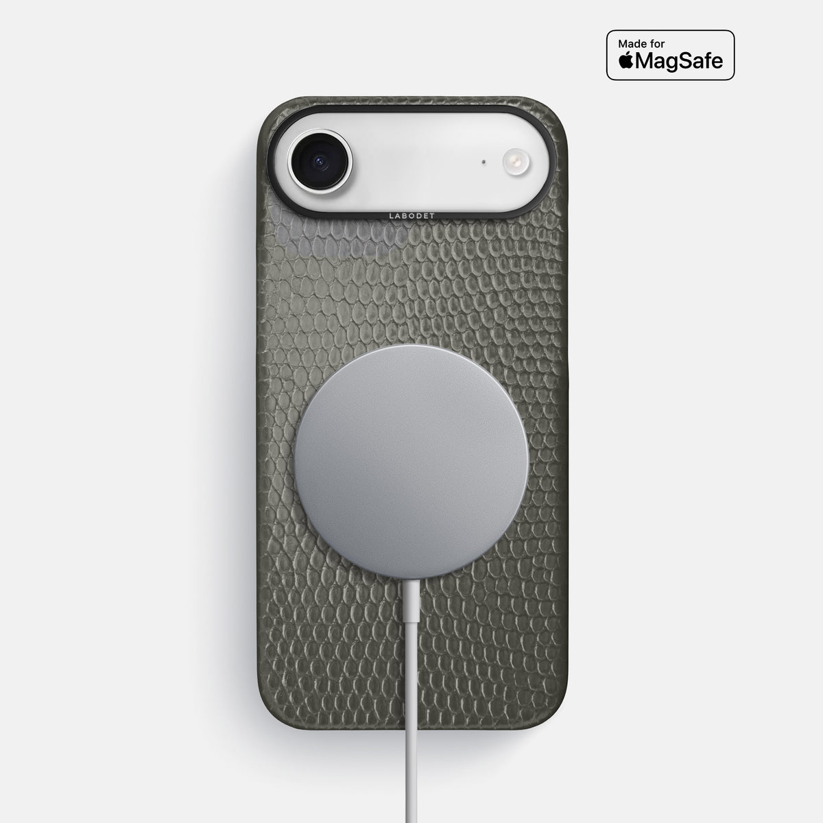Classic Case For iPhone 17 Air In Lizard -5 | Grey-Black