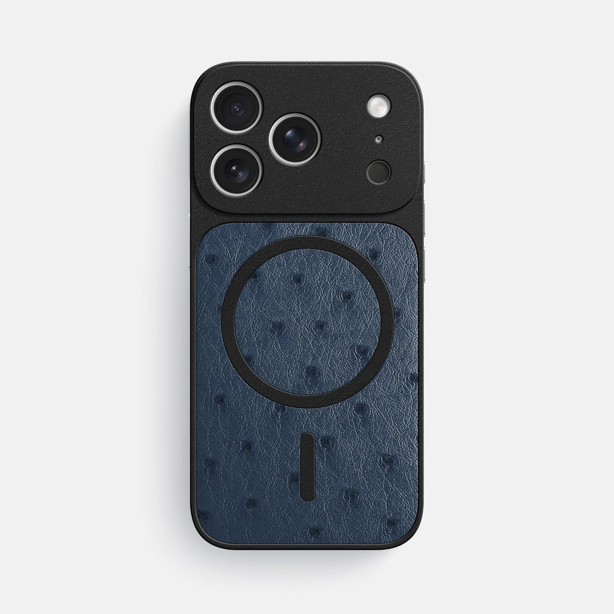 MagSafe Mask For iPhone 18 Pro Max In Ostrich -3 | Navy-Blue