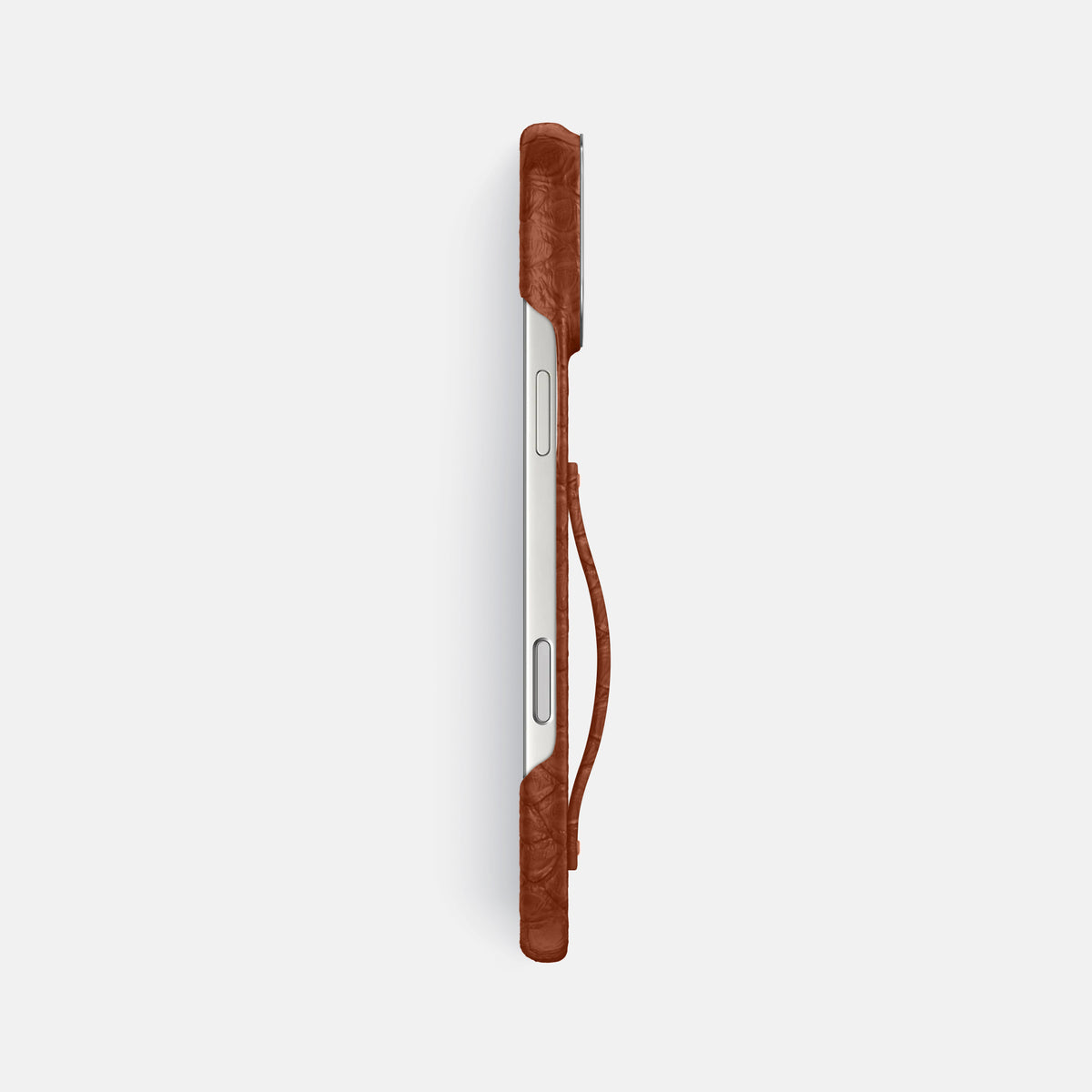Finger Case For iPhone 17 Pro Max In Python -3 | Medium-Brown-Steel
