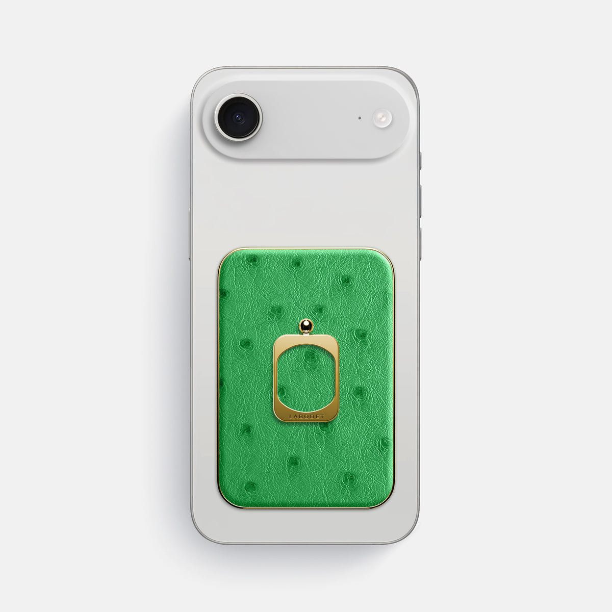 MagSafe Ring For iPhone 17 Air In Ostrich -2 | Kentucky-Green-Gold