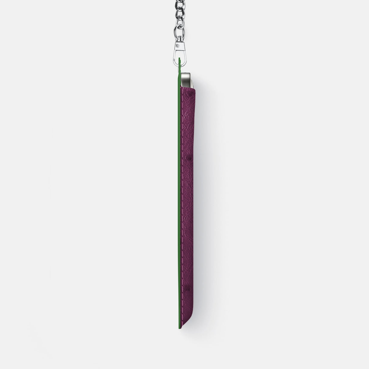 Crossbody Bag For iPhone 18 Pro Max In Ostrich -4 | Purple-Steel