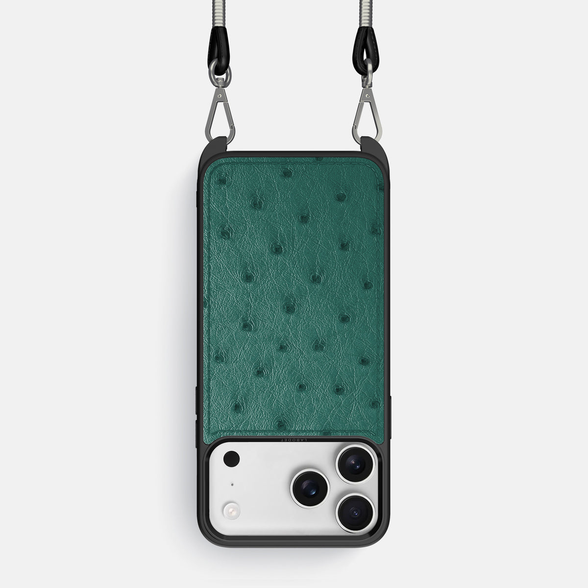 Crossbody Sport Case For iPhone 17 Pro In Ostrich -1 | Forest-Green