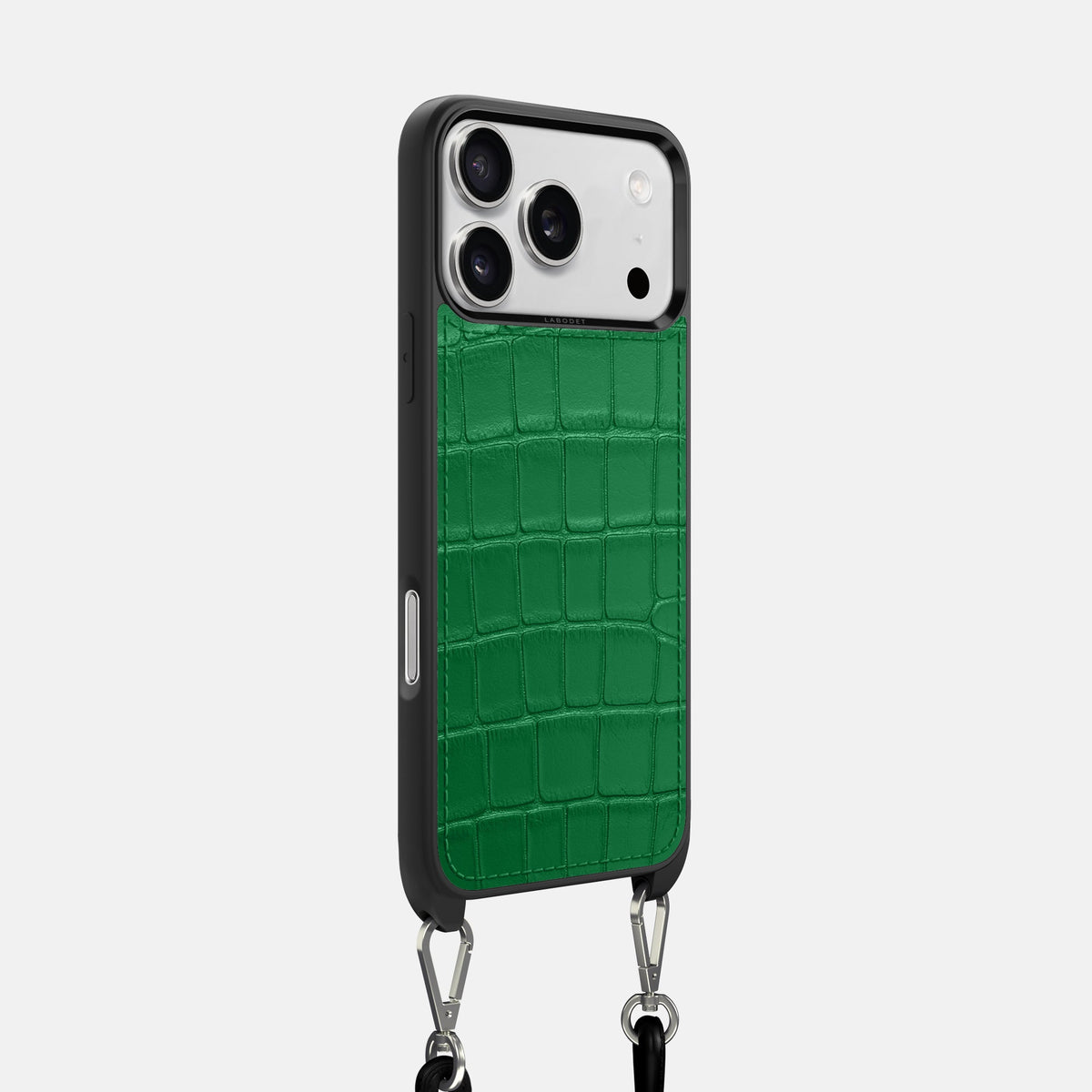 Crossbody Sport Case For iPhone 18 Pro In Alligator -2 | Forest-Green