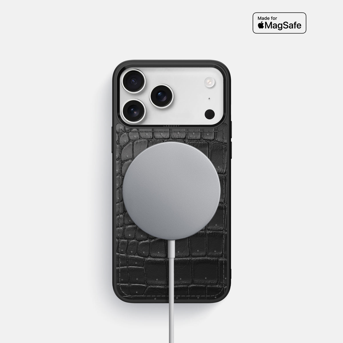 Sport Case For iPhone 17 Pro In Porosus Crocodile -5 | Black
