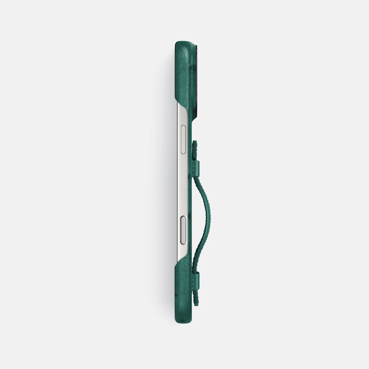 Handle Case For iPhone 18 Pro Max In Ostrich -3 | Forest-Green-Black