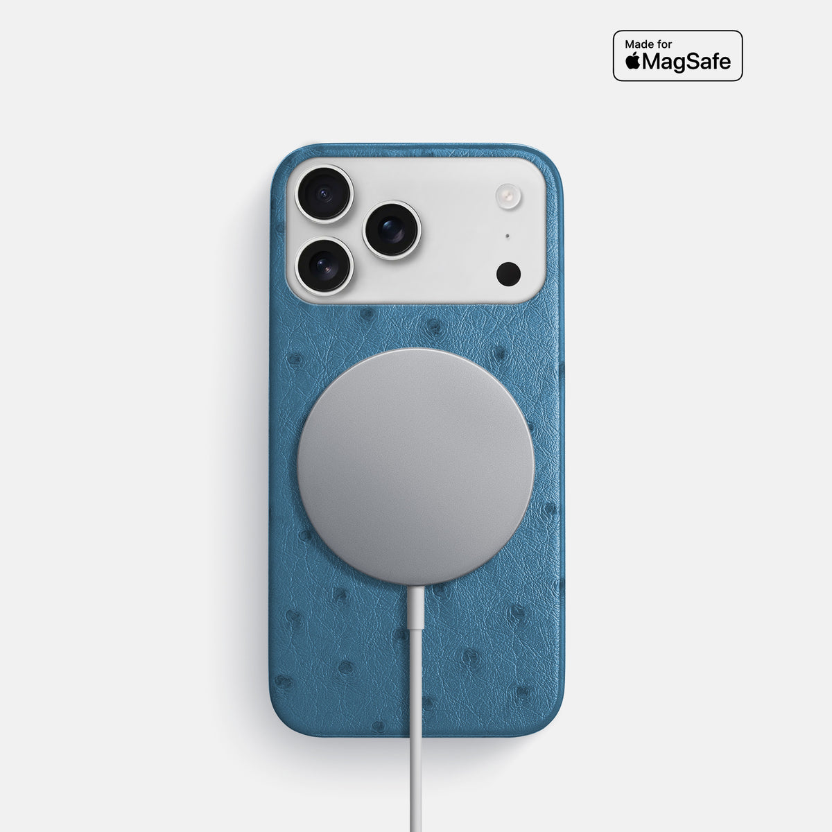 Slim Case For iPhone 17 Pro In Ostrich -5 | Blue-Jeans