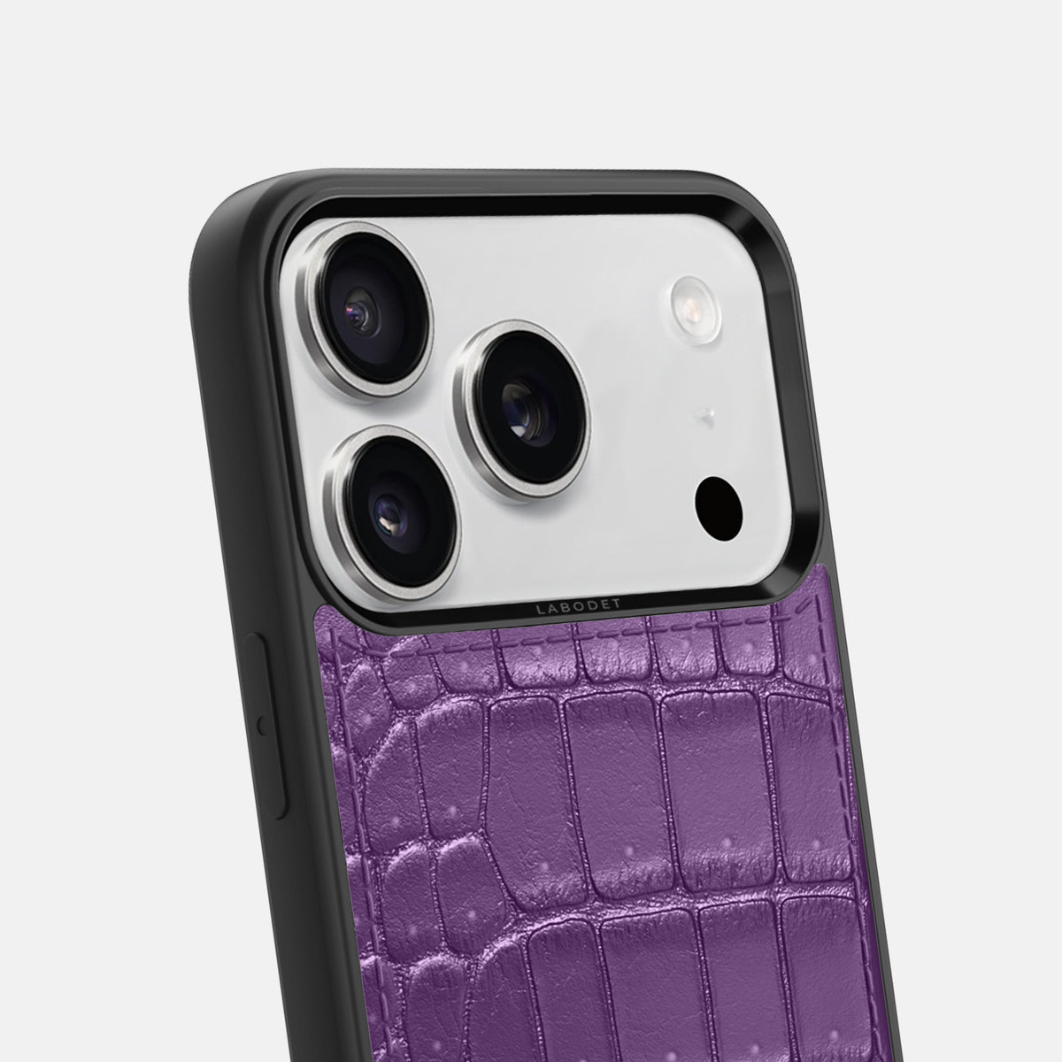 Sport Case For iPhone 18 Pro In Porosus Crocodile -6 | Purple